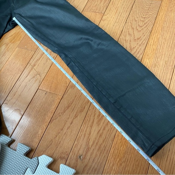 Madewell coated black jeans size 25 - Picture 8 of 9